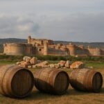 Château de Salses avec trois tonneaux